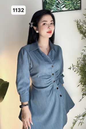 1132 SET SƠMI (NÚT-CONG-XANH)